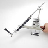 Knife Sharpener Fix-Angle Knife Sharpening System Non-Slip Knife Sharpening Frame Professional Knife Polishing Grinding Tool with 4 Whetstonetone